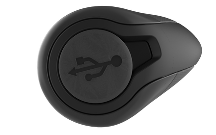RODL ergonomic grips USB charging port